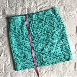 J Crew teal skirt size 4